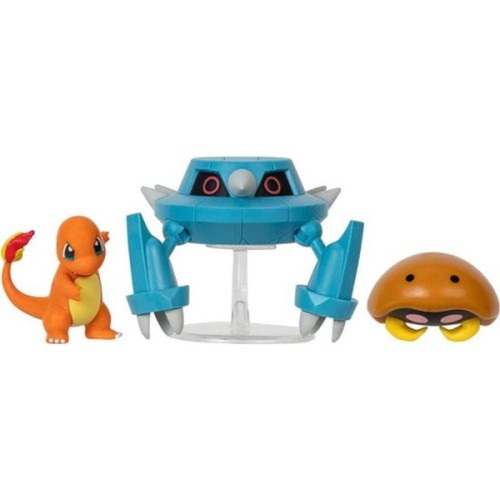 Фігурка Pokemon набір W17 - Кабуто, Чармандер, Метанг (PKW3052)
