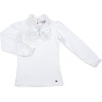 Кофта дитяча Breeze з бантом (9268-164G-white)