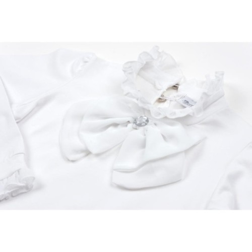 Кофта дитяча Breeze з бантом (9268-164G-white)