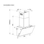 Витяжка кухонна Pyramida NX 60 (800) S GWH