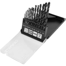 Набір свердл Graphite по металу, HSS, 1.5–6.5мм, кейс, 13шт (54T930)