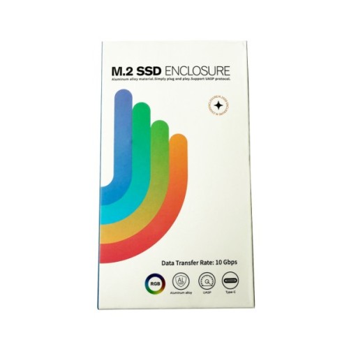 Кишеня зовнішня Dynamode M.2 SSD NVMe to USB-C USB 3.2 Gen2 aluminum black (DM-CAD-SSD14-N)