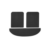 Килимок в багажник EVAtech Hyundai Santa FE (DM) 3 clips 2012-2017 3 по (HY11913BE3RBB)