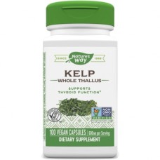 Трави Nature's Way Ламінарія, Kelp, 600 мг, 100 капсул (NWY14500)
