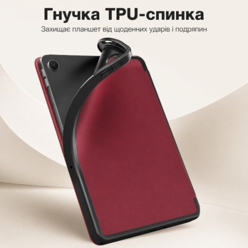 Чохол до планшета BeCover Flexible TPU Matte Xiaomi Redmi Pad 2 SE 9.7" (2026) Red Wine (716155)