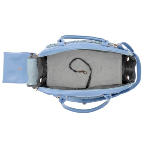 Переноска для тварин MISOKO&CO 40x19.5x30 см синя (YIWUMSK70154)