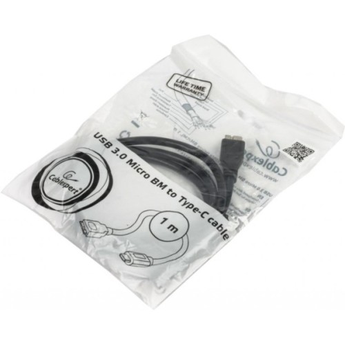 Дата кабель USB-C 3.0 to Micro B 1.0m Cablexpert (CCP-USB3-mBMCM-1M)