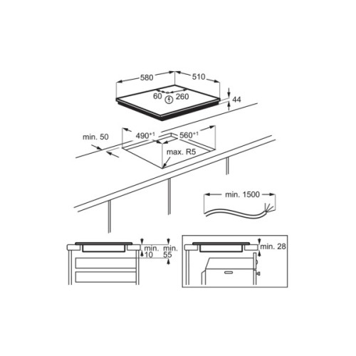 Варочна поверхня Electrolux EIS62453IT