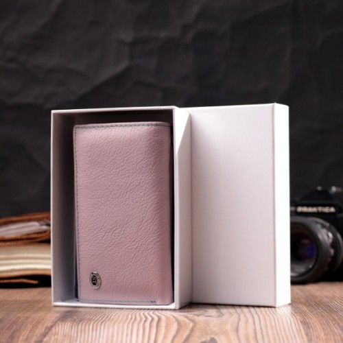 Гаманець ST Leather З натуральної шкіри Різнокольоровий (19445)