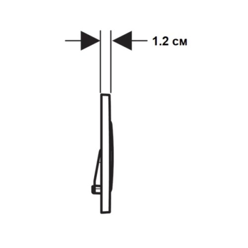 Панель змиву Geberit Sigma20 білий мат (115.882.01.1)