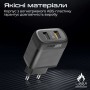 Зарядний пристрій Promate 18W 2xUSB-A (biplug-qc3.eu-bk)
