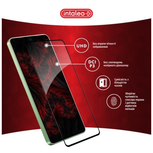 Скло захисне Intaleo Full Glue Xiaomi Redmi Note 13 4G Black (1283126583896)
