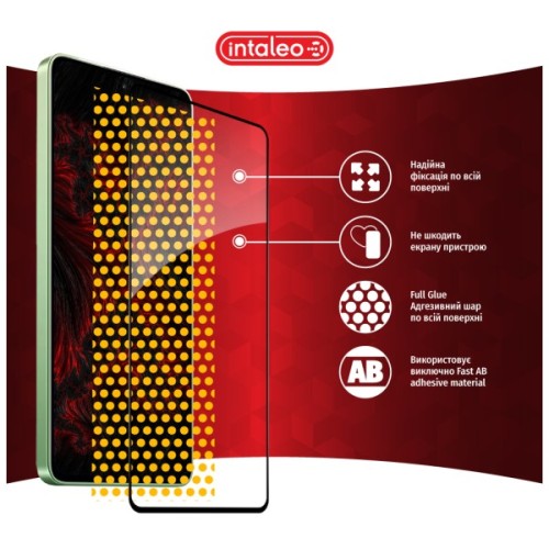 Скло захисне Intaleo Full Glue Xiaomi Redmi Note 13 4G Black (1283126583896)