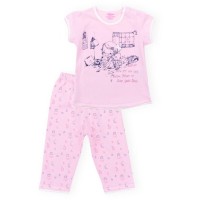 Піжама дитяча Aziz з дівчинкою і котиками (9136-1,5G-pink)