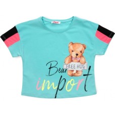 Футболка дитяча Matilda з ведмедиком (3023-176G-green)