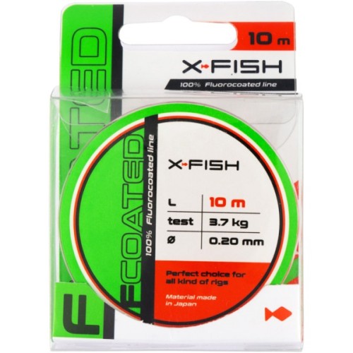 Флюорокарбон X-Fish FCoated 10m 0.20mm 3.7kg (1917.01.24)
