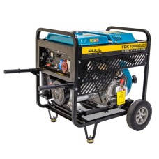 Генератор FULL дизельний FDK10000LE3, 230/380V, 50Hz, 9.4kVA/7.5kW, 12,5 л, 2 л/година, ручний/електростартер ( (FDK10000LE3)