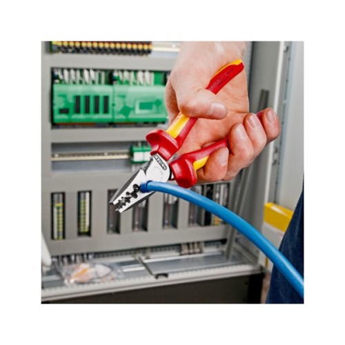 Затискач для клем KNIPEX для тонкостінних контактних гільз (97 78 180)