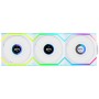 Кулер до корпусу Lian Li UNI Fan SL WIRELESS LCD 120-3, White (G99.12SLLCD1W3W.00)