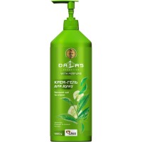Гель для душу Dalas Cosmetics Зелений чай та огірок 1000 г (4260637722607)
