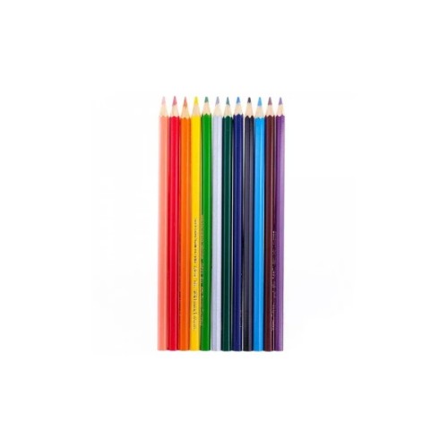 Олівці кольорові Faber-Castell Замок 12+3 кольорів з чинкою (110312) (22086)