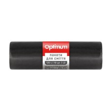 Пакети для сміття PRO service Optimum LD Чорні 120 л 10 шт. (4823071624205)