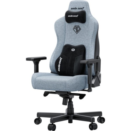 Крісло ігрове AndaSeat Kaiser 3E Fabric XL Gray/Blue (AD23YC-XL-09-T-CF-T01)