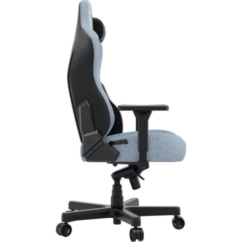 Крісло ігрове AndaSeat Kaiser 3E Fabric XL Gray/Blue (AD23YC-XL-09-T-CF-T01)