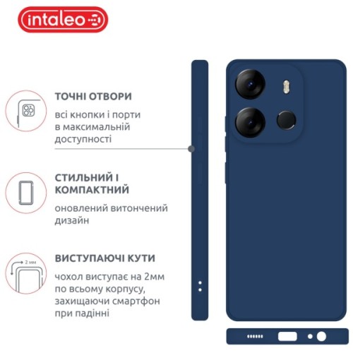 Чохол до мобільного телефона Intaleo SoftShell Tecno Spark GO 2023 Light Blue (1283126585906)