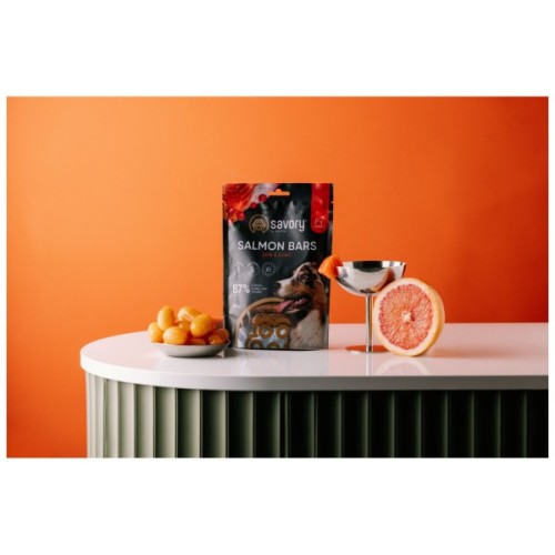 Ласощі для собак Savory Bars With Salmon 100 г (4820261921106)