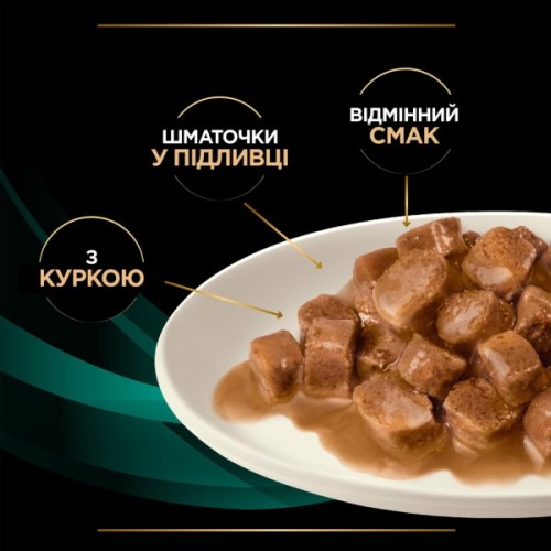 Вологий корм для кішок Purina Pro Plan Veterinary Diets EN Gastrointestinal При хворобах шлунково-кишкового тракту З куркою 10 x 85 г (8445290093561)