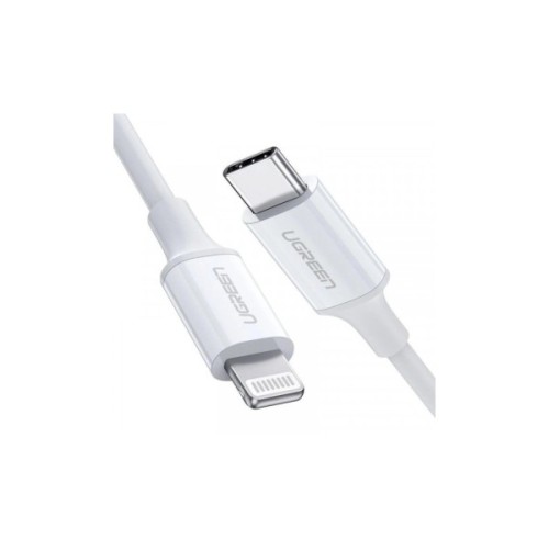 Дата кабель USB-C to Lightning 1.0m 3A US171 white Ugreen (10493)