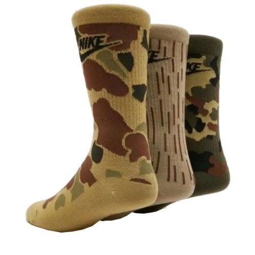 Шкарпетки Nike U NK EVERYDAY ESSENTIAL CREW DH3414-903 3 пари 38-42 Хакі (195244783762)