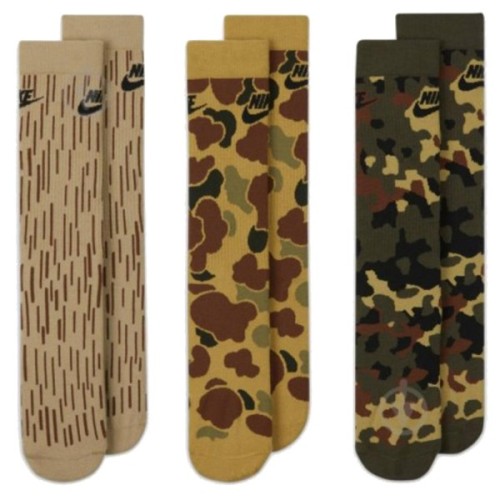 Шкарпетки Nike U NK EVERYDAY ESSENTIAL CREW DH3414-903 3 пари 38-42 Хакі (195244783762)
