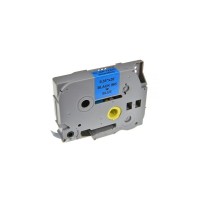 Стрічка для принтера етикеток UKRMARK RL-B-T521P-BK/BL, аналог TZE521. 9 мм х 8 м (900250)