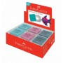 Гумка Faber-Castell «Клячка» TREND у пластиковій коробочці кольори асорті (29896)