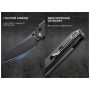 Ніж Civivi Vision FG, Black G10, Black Stonewash (C22036-1)