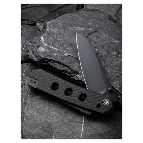 Ніж Civivi Vision FG, Black G10, Black Stonewash (C22036-1)
