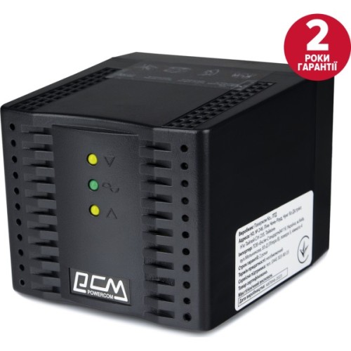 Стабілізатор напруги Powercom TCA-600 black