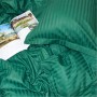 Постільна білизна MirSon SatinStripe 30-0017Green 220х240 King Size (2200005254103)