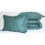 Постільна білизна MirSon SatinStripe 30-0017Green 220х240 King Size (2200005254103)