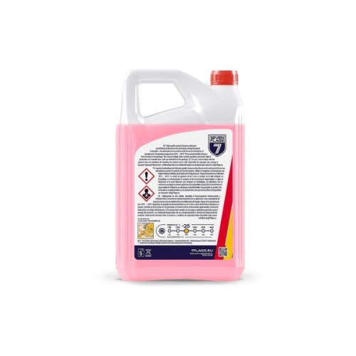 Антифриз 7FLAGS Super G12+ червоний ПЕ 4,7кг (7350118360279)