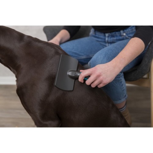 Гребінець для тварин Trixie Пуходерка для догляду за шерстю і підшерстям у собак 12х20 см (4011905241333)