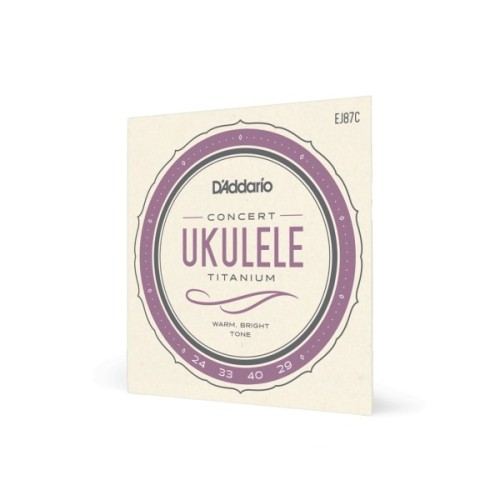 Струни для гітари D'Addario Titanium Ukulele Concert (EJ87C)