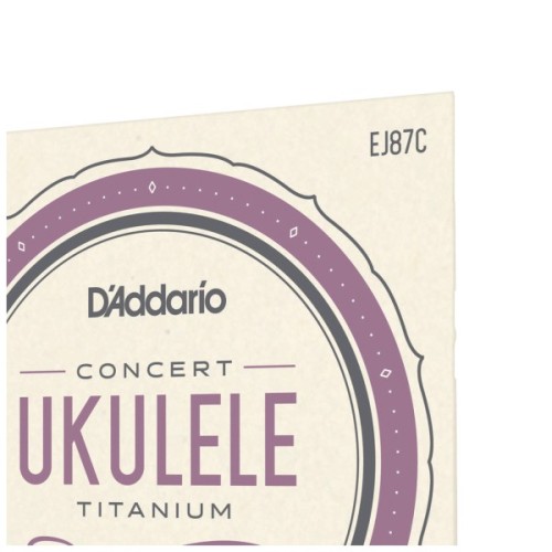 Струни для гітари D'Addario Titanium Ukulele Concert (EJ87C)