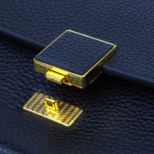 Сумка Vintage Жіноча з натуральної шкіри Чорна (22074)