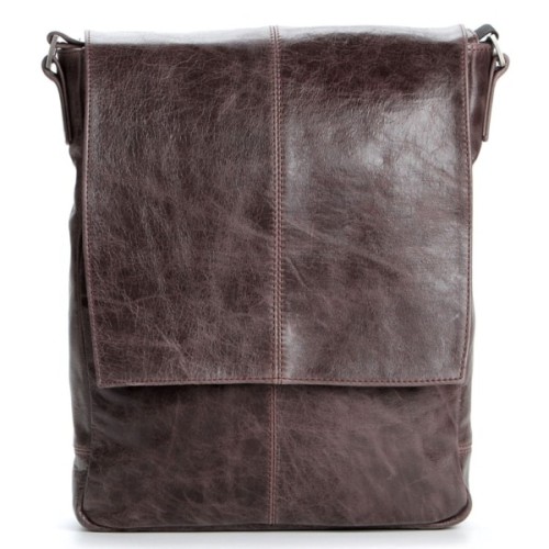 Сумка Shvigel Шкіряна Коричнева (00796)