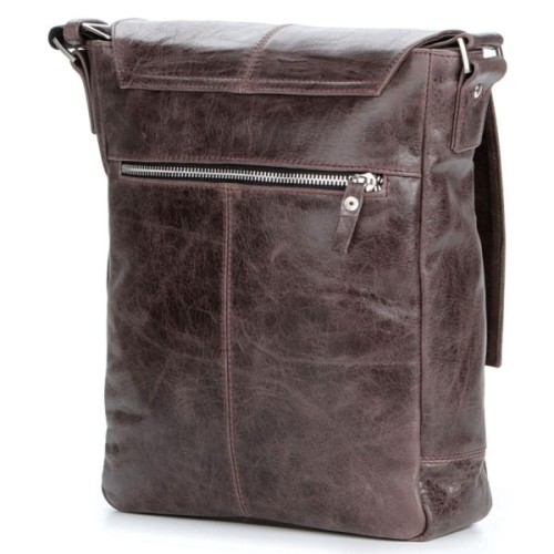 Сумка Shvigel Шкіряна Коричнева (00796)