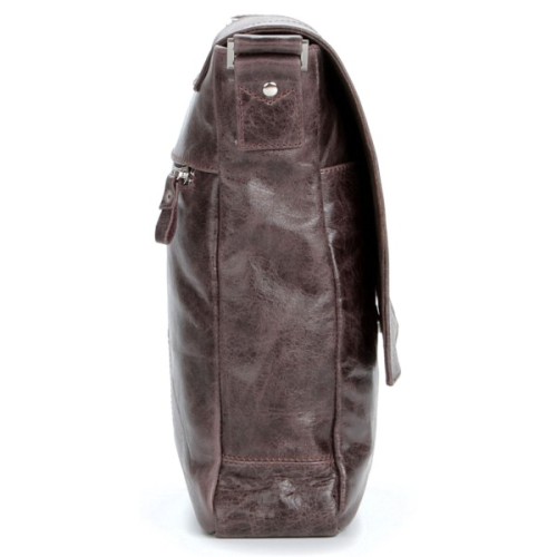 Сумка Shvigel Шкіряна Коричнева (00796)