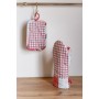 Кухонна прихватка Прованс Набір рукавиця 29х15 та прихватка 15х20 Коралова клітинка (035661)